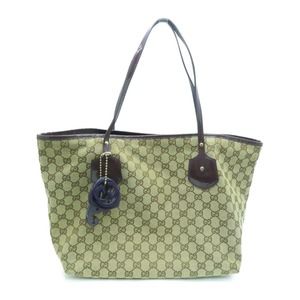 💎✨Authentic✨💎 Gucci GG GHW Tote Bag Canvas Brown Purple